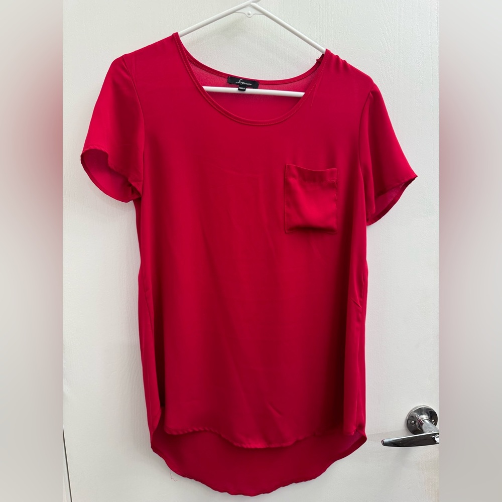 🔥Satin Red Blouse🔥